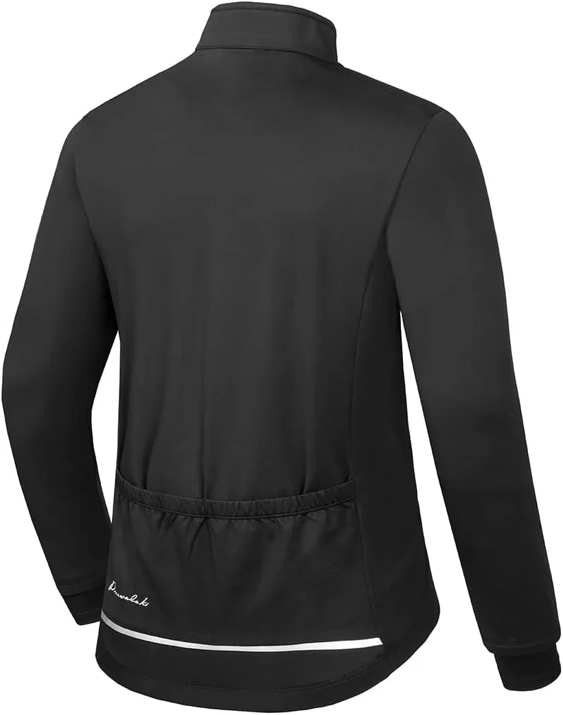 Przewalski Cycling Bike Jackets for Men Winter Thermal Running Jacket Windproof Breathable Reflective Softshell Windbreaker