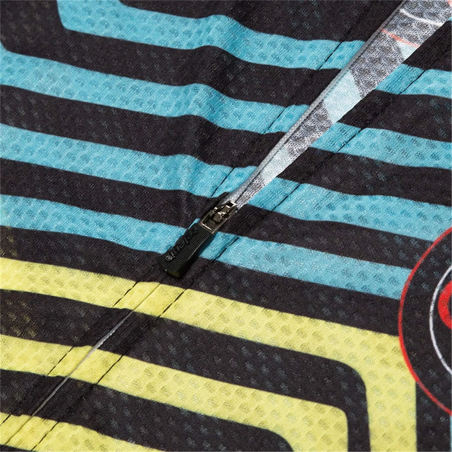 PSPORT Plaid Men's Cycling Jersey Short Sleeve Bike Shirts Road Cycling Shirts Mountain Bicycle Tops with 3 Pocket Reflective