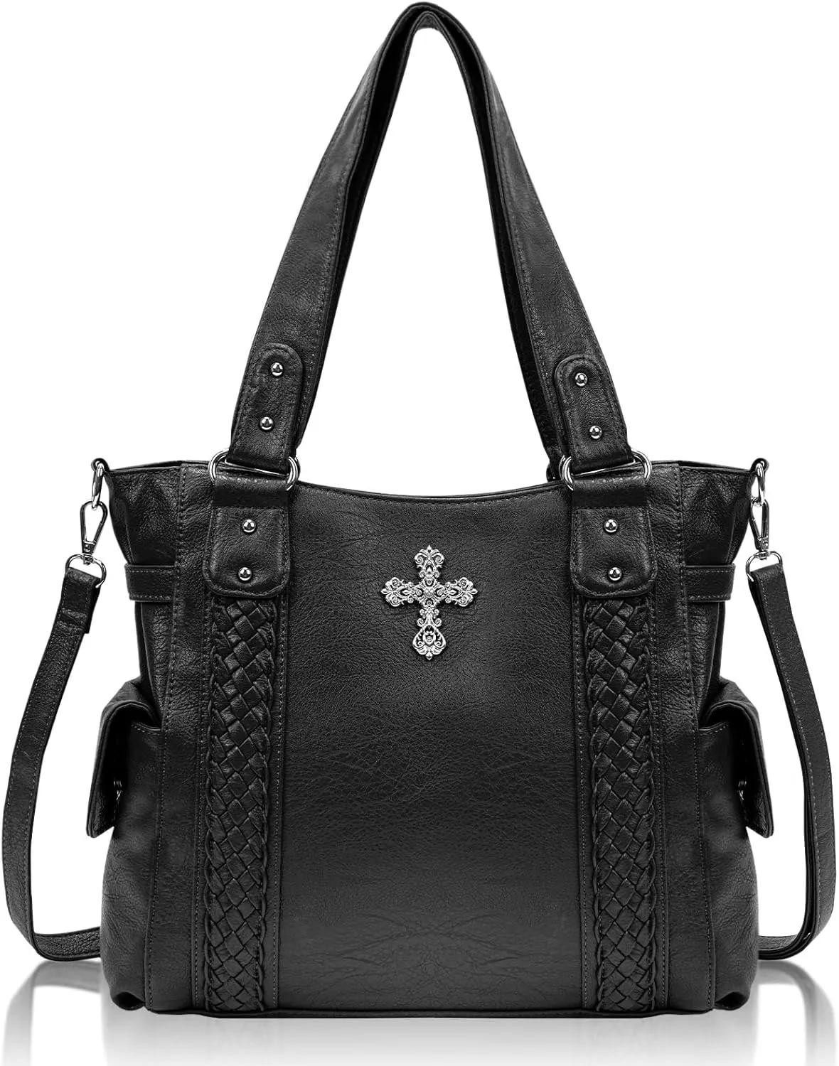 Purses and Handbags for Women Ladies Western Purse Large Hobo Bag Top Handle Handbag with Ajustable Crossbody Strap Vintage