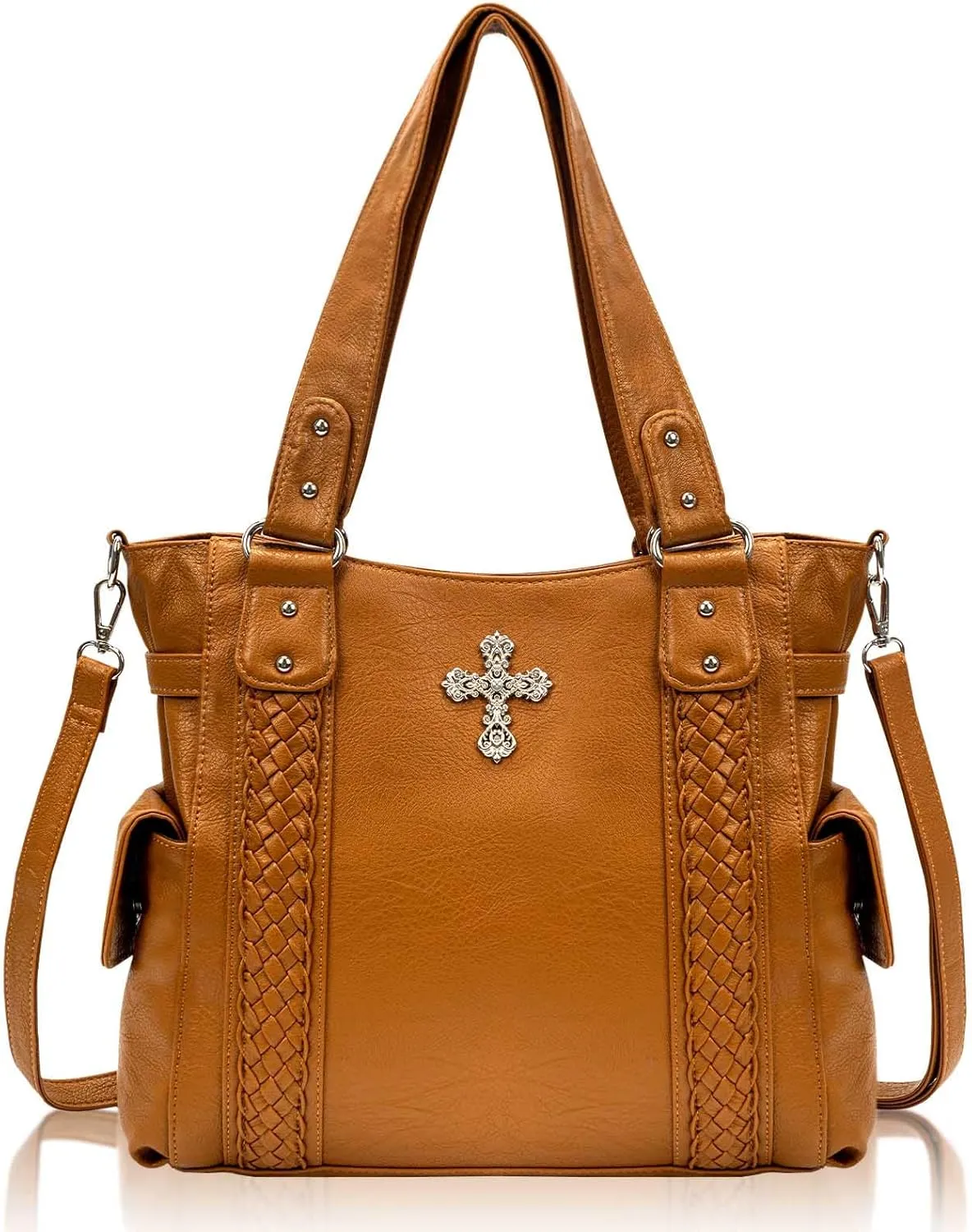 Purses and Handbags for Women Ladies Western Purse Large Hobo Bag Top Handle Handbag with Ajustable Crossbody Strap Vintage