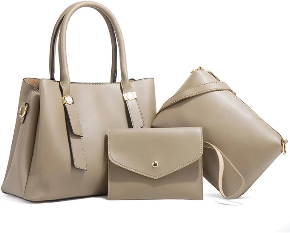 Purses for Women Fashion Handbags Tote Bag Shoulder Bags Top Handle Bags Satchel 3Pcs Set