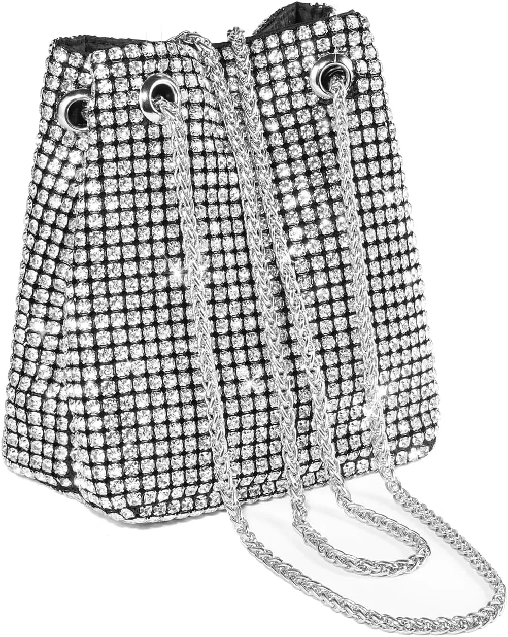 Purses for Women Rhinestone Clutch Purse Bling Handbags for Prom Cocktail Wedding Party