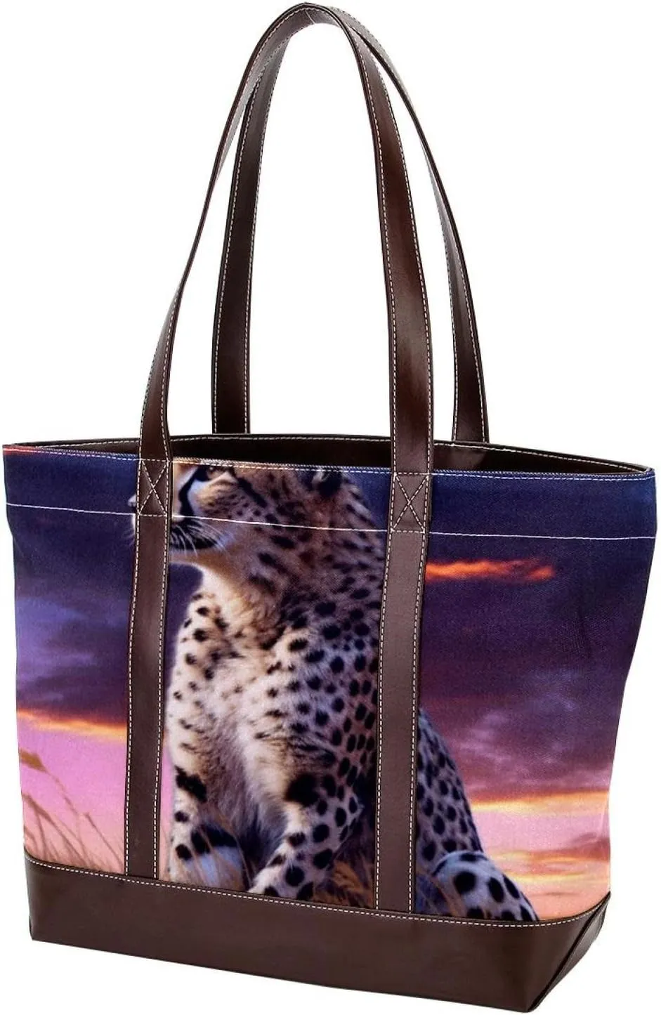 Purses for Women,Tote Bag for Women,Handbags for Women,African Savannah Animal Leopard