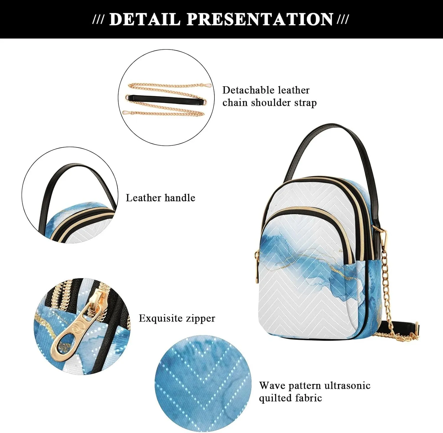 Quilted Shoulder Bags Travel Handbags