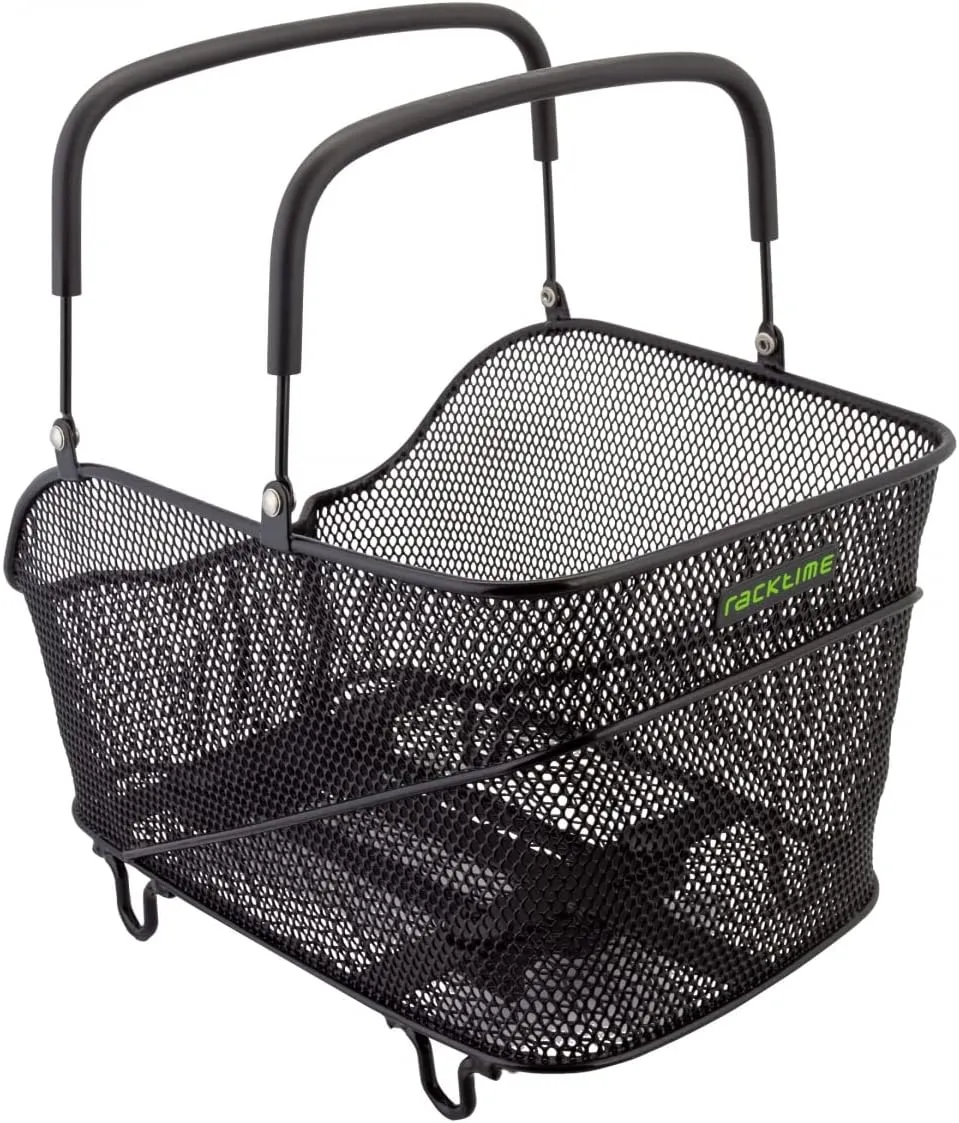 Racktime Unisex – Adult's Baskit Trunk Bicycle Basket, Black, 1 Size