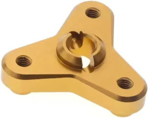 RC Car DIY Parts for E-Maxx for E-Revo for Summit T-Maxx for Revo Slayer 3.3 1/10 Slipper Clutch Eliminator Rc Car Parts(Yellow)