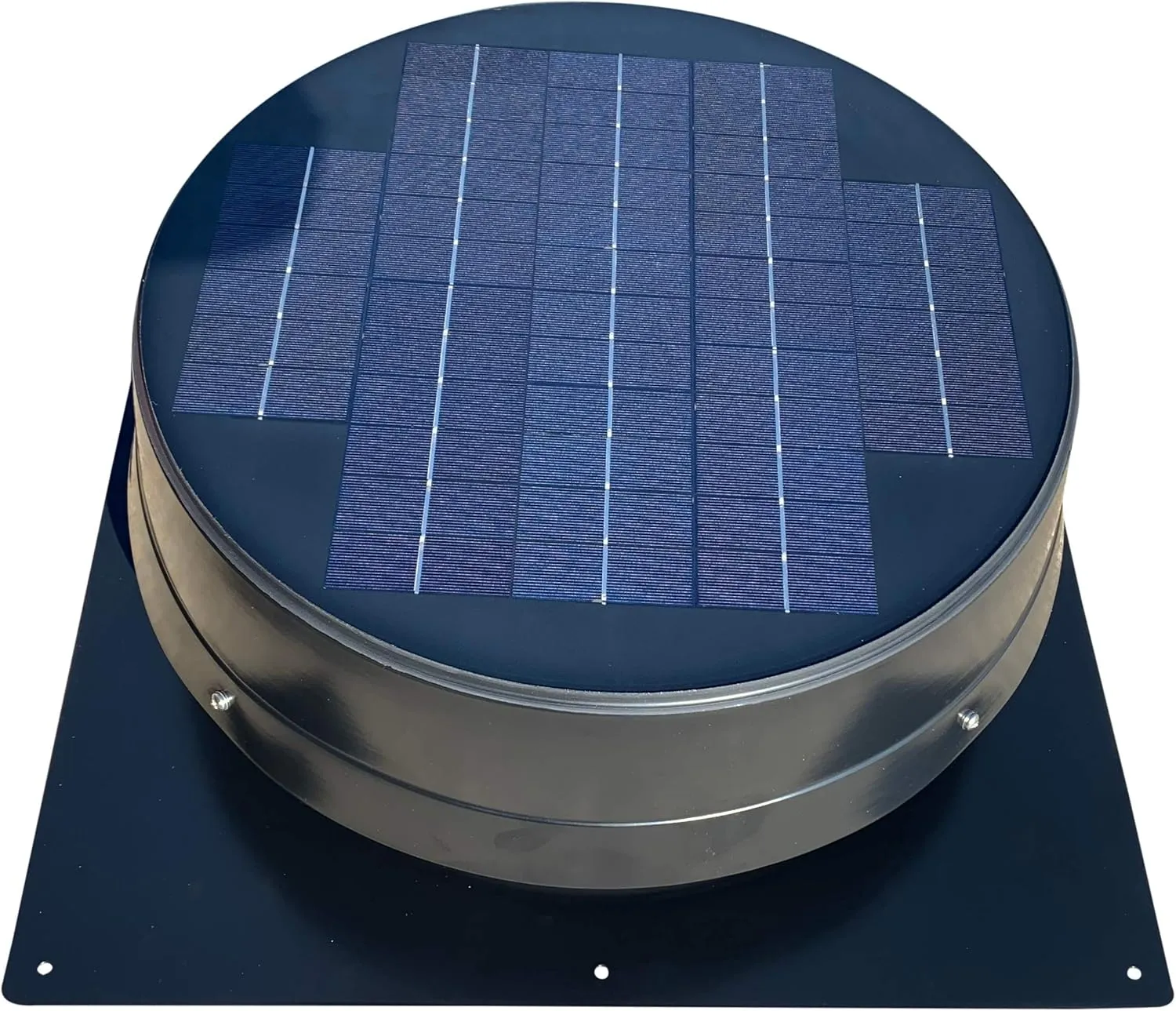 Remington Solar 20 Watt Roof Mount Solar Attic Fan - Round Series