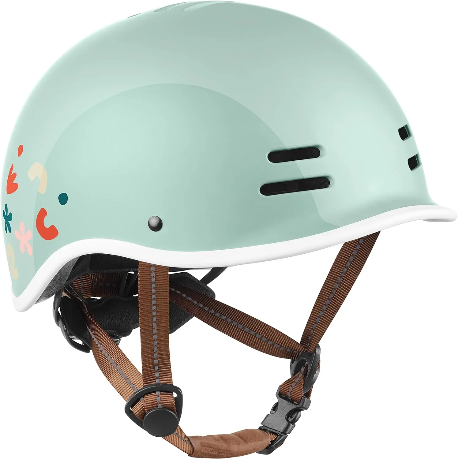 Retrospec Remi Kids' Bike Helmet for Youth Boys & Girls- Bicycle Helmet with Built-in Visor and Adjustable Reflective Straps for Skateboarding, Scooters, Rollerblading -