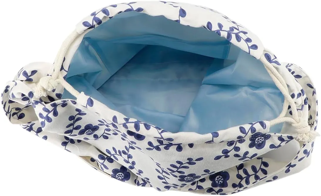 Reversible Bucket Hat Beach Bag Set Printed Wide Brim UV Protection Foldable Sun Hat Handbag Shoulder Bag Set for Travel