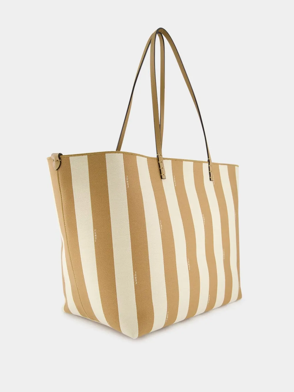 Reversible Pequin and Beige FF Large Shopper