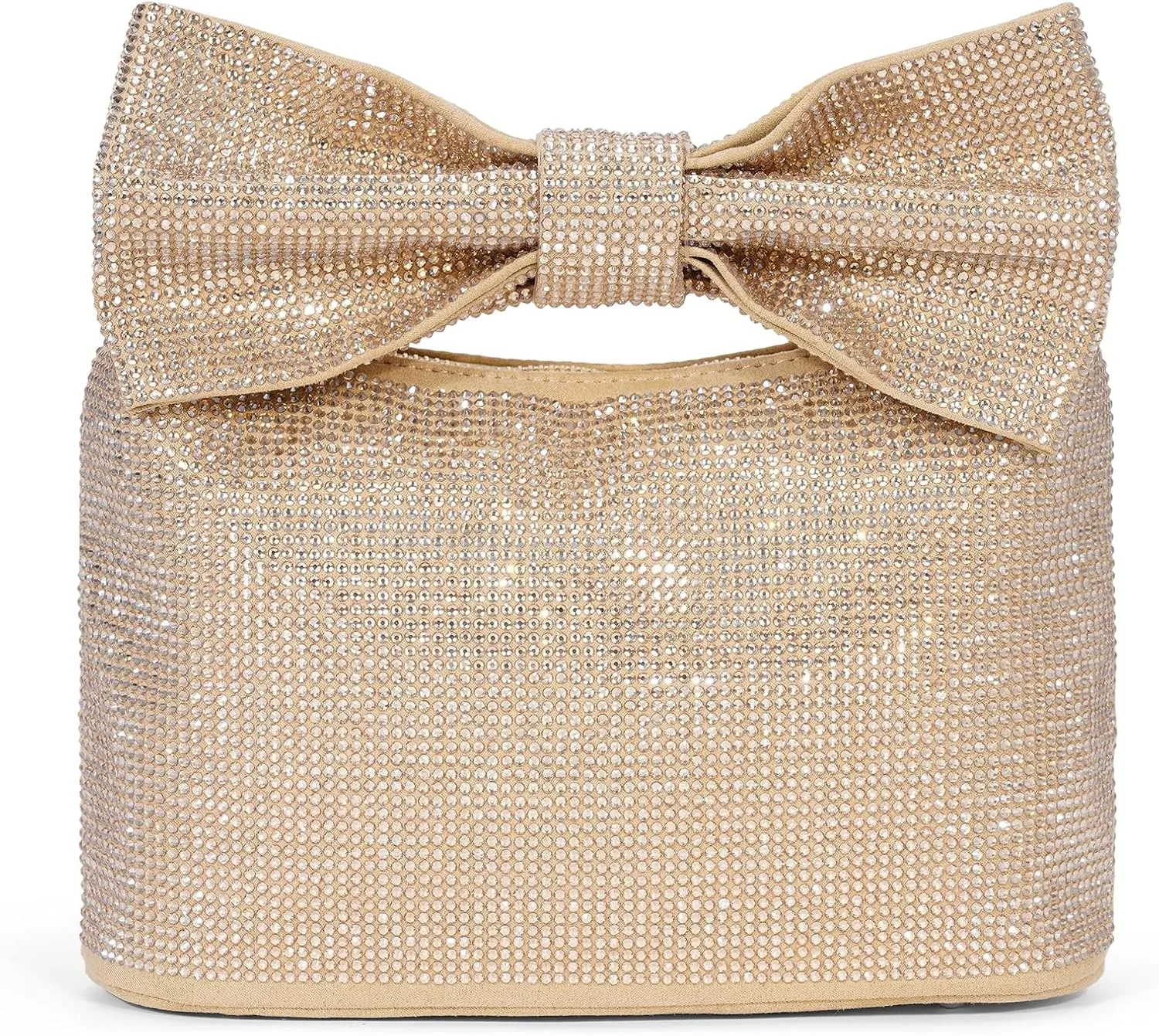 Rhinestone Evening Bag Bow Clutch Purses for Women, Glitter Evening Handbags Bling Wedding Purse Sparkly Diamond Party Bag