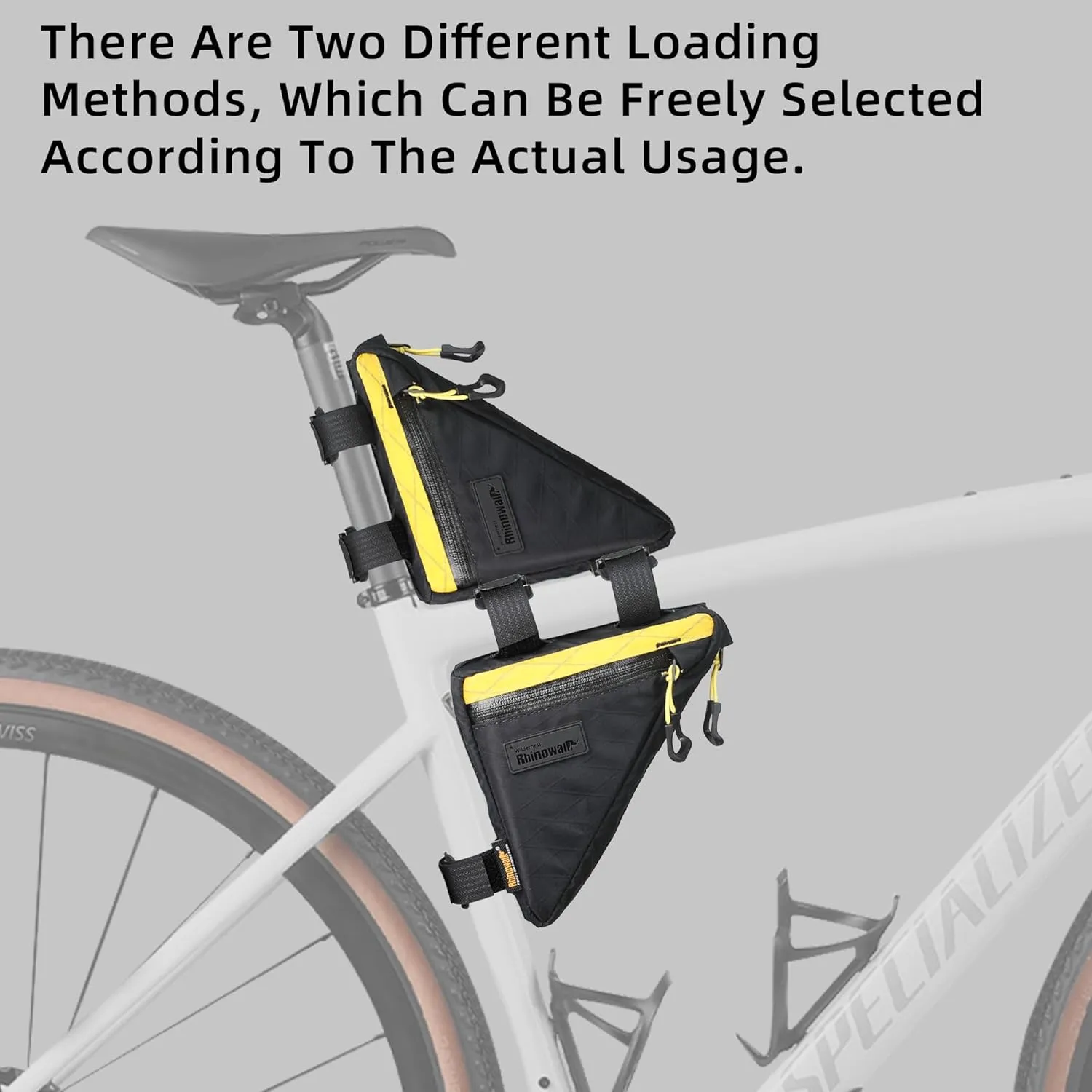Rhinowalk Bike Frame Bag Waterproof Bike Triangle Bag Bicycle Pouch Under Tube Bag Professional Cycling Accessories