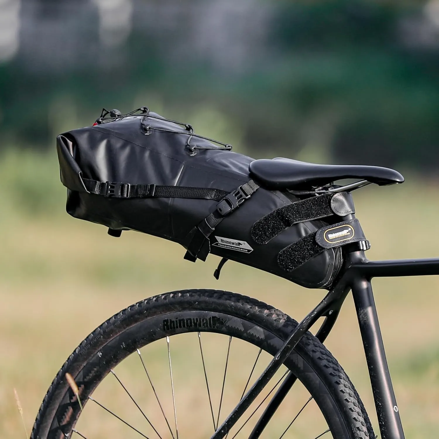 Rhinowalk Bike Saddle Bag Waterproof Bicycle Bag Cycling Seat Bag Mountain Road Portable Storage Bag, 13L