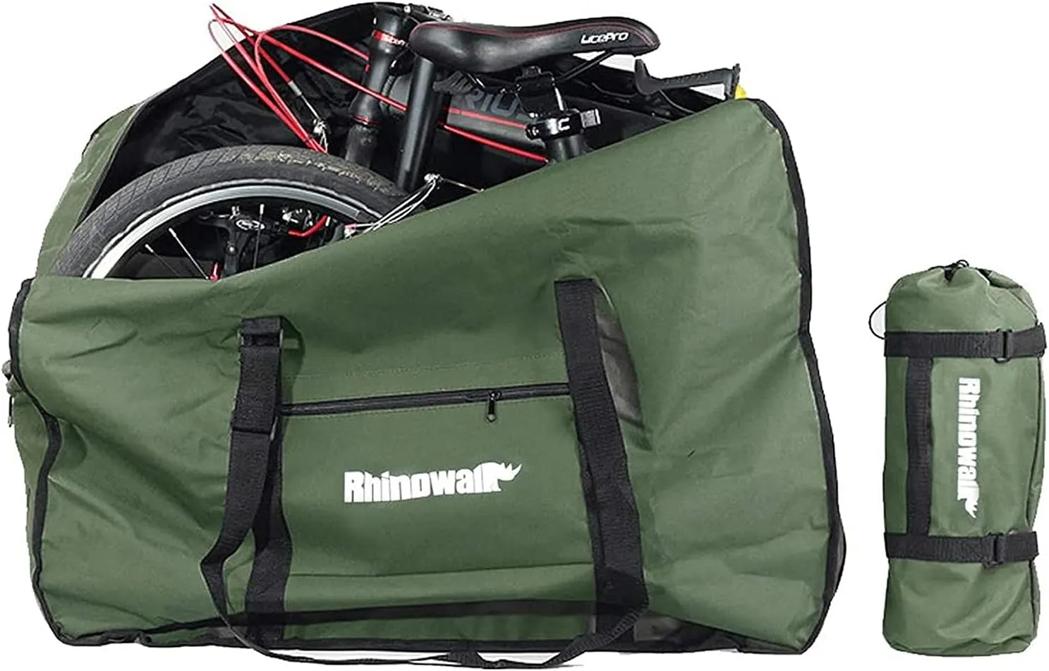 Rhinowalk Folding Bike Carry Bag 20" Thick/ 26" Thin/26 Thick Bicycle Transport Storage Case Bike Travel Bag for Air Travel,Shipping Professional Cycling Accessories