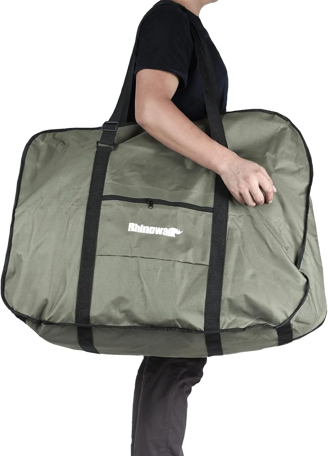 Rhinowalk Folding Bike Carry Bag 20" Thick/ 26" Thin/26 Thick Bicycle Transport Storage Case Bike Travel Bag for Air Travel,Shipping Professional Cycling Accessories