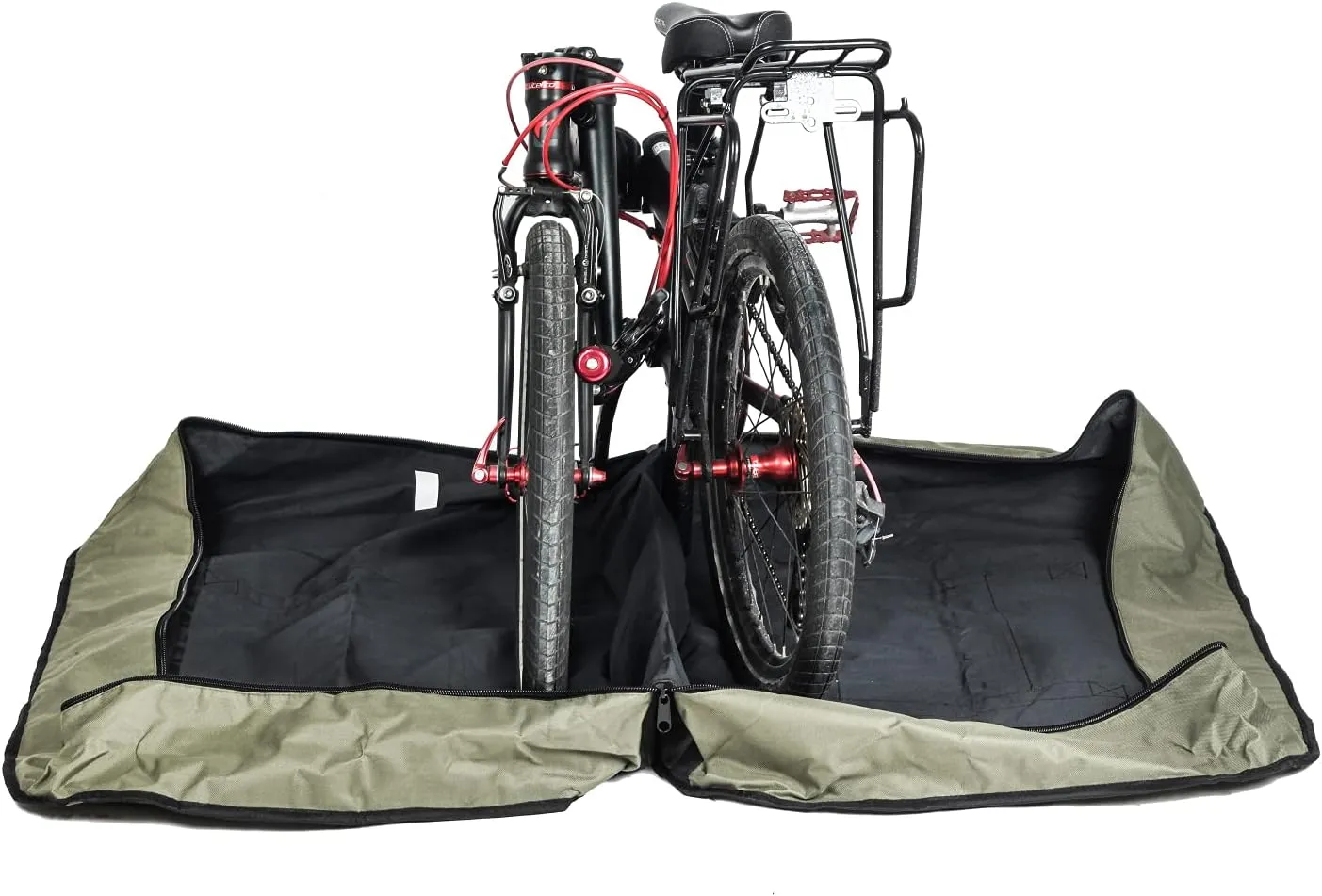 Rhinowalk Folding Bike Carry Bag 20" Thick/ 26" Thin/26 Thick Bicycle Transport Storage Case Bike Travel Bag for Air Travel,Shipping Professional Cycling Accessories