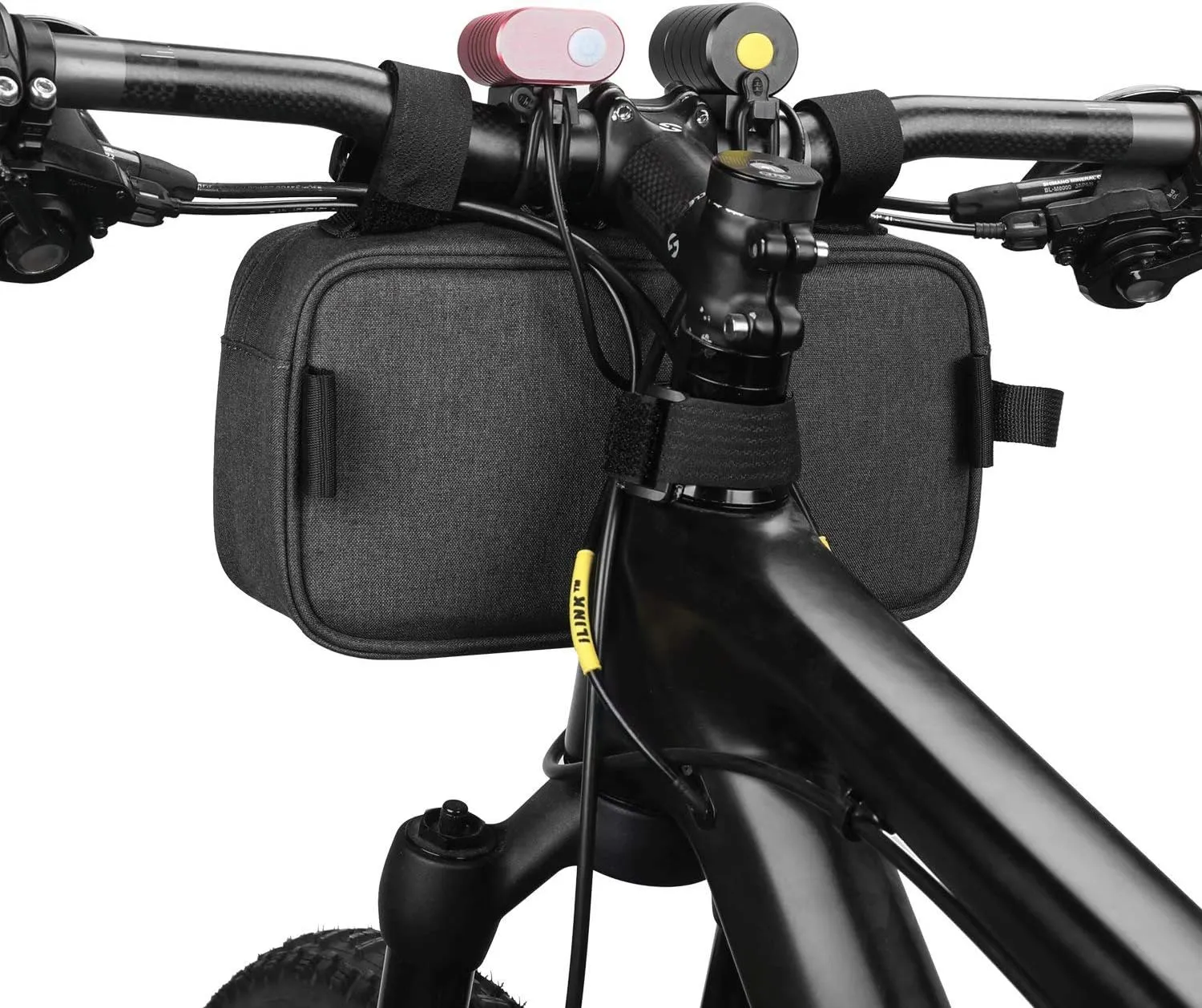 Rhinowalk Multifunction Bike Handlebar Bag Front Bag 3L Bicycle Frame Bag Waterproof Shoulder Bag Handbag Waist Bag