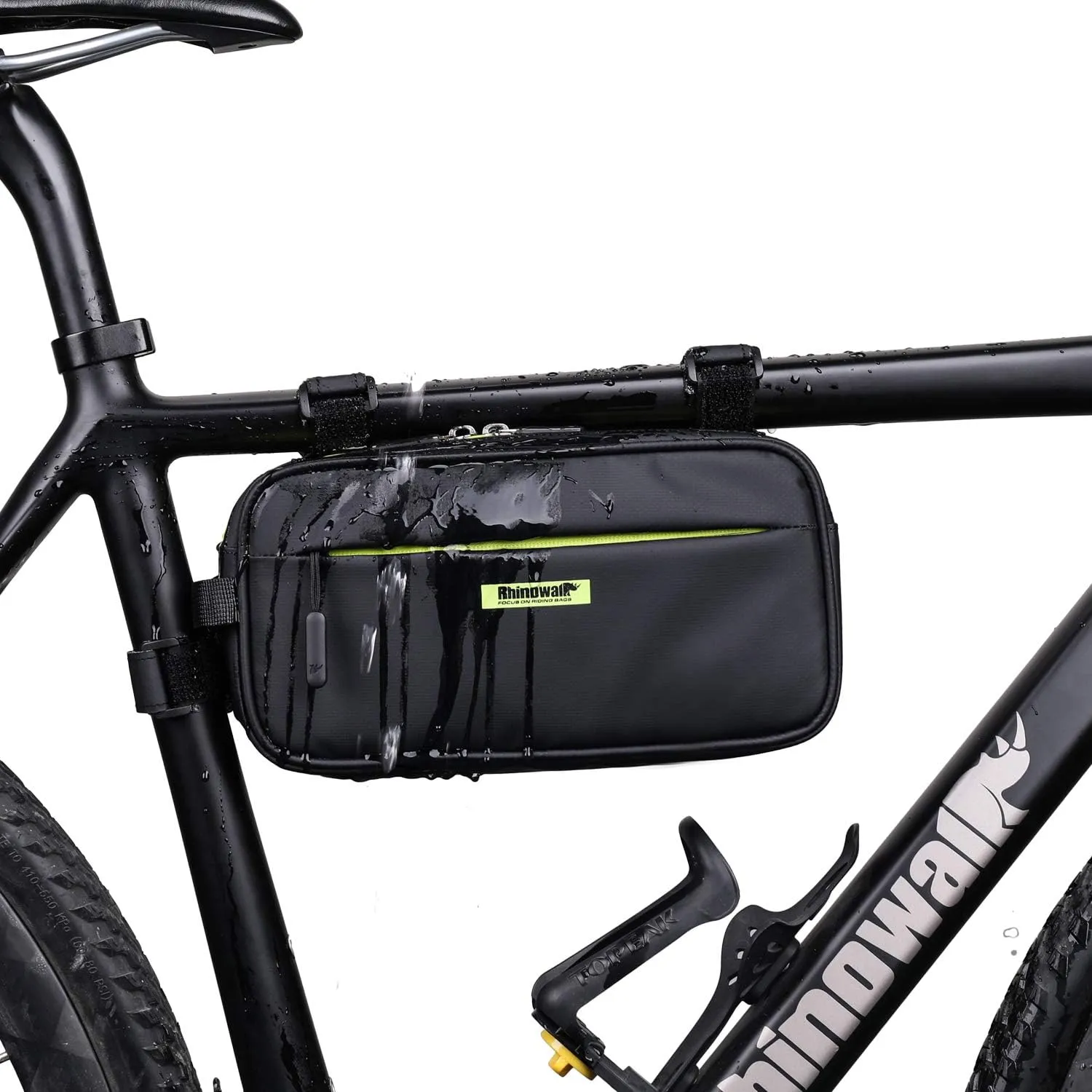 Rhinowalk Multifunction Bike Handlebar Bag Front Bag 3L Bicycle Frame Bag Waterproof Shoulder Bag Handbag Waist Bag