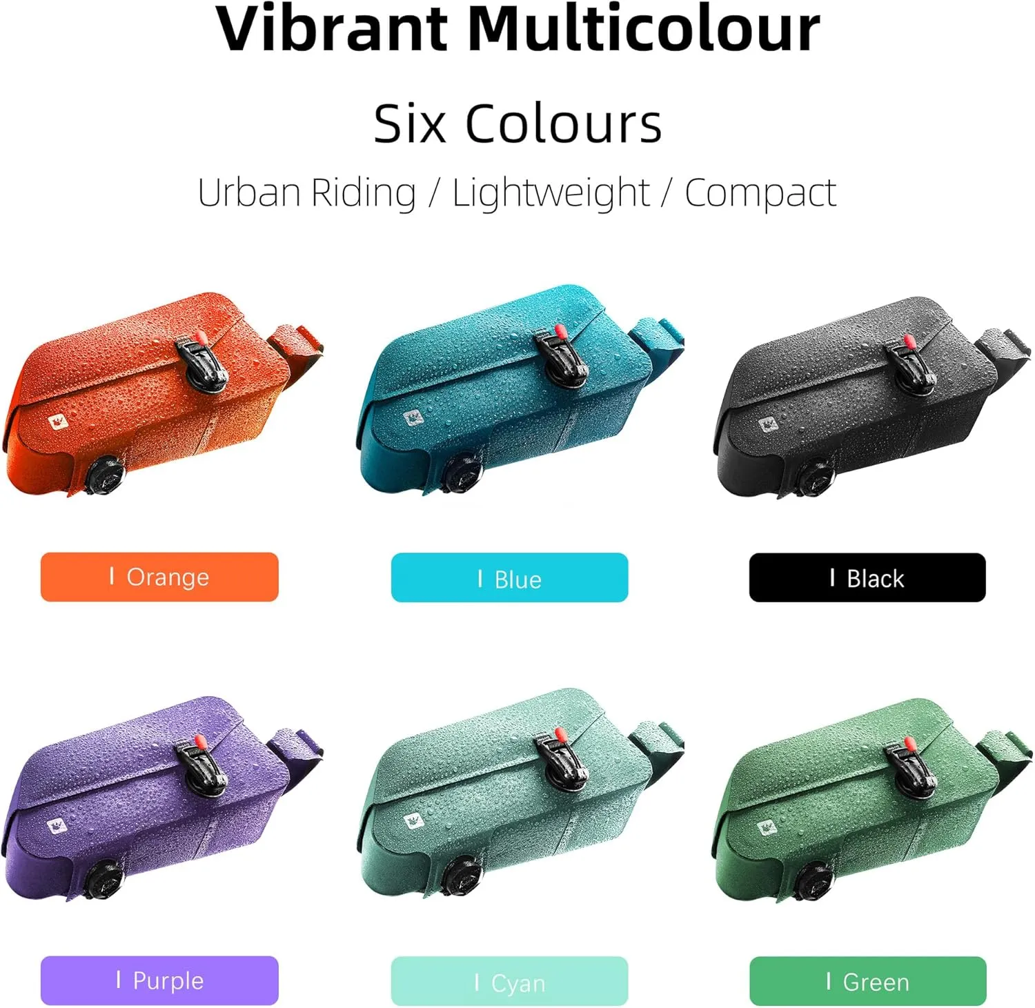 Rhinowalk Top Tube Bag - Fully Waterproof and Stable Bicycle Frame Bag for Mountain & Road Bike