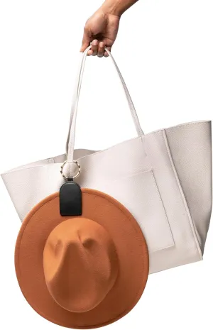 RND DKMO Hat Clip - Magnetic Hat Holder for Traveling Bags, Backpacks, Purses, Totes and More, Hands Free Bag Accessory