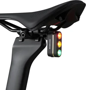 ROCKBROS Rechargeable Bike Tail Light, Brake Sensing Rear Bike Light, Ultra Bright Led Bicycle Tail Lights for Night Ride, Ipx6 Waterproof Safety Flashlight, Cycling Safety Accessories