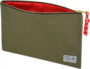 Rough Enough Important Document Organizer Safe File Folder Bag Holder Letter Size with Zipper for Office School College Teacher Art Supplies Canvas