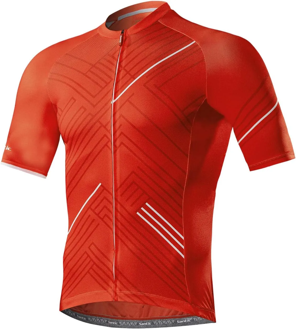 Santic Cycling Jersey Men's Short Sleeve Tops Mountain Biking Shirts Bicycle Jacket with Pockets …