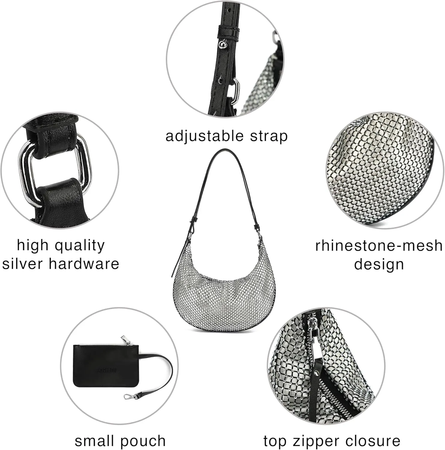 Scarleton Purses for Women, Crossbody Bags for Women, Lightweight with 2 Straps Shoulder Bag for Casual & Party, H2088