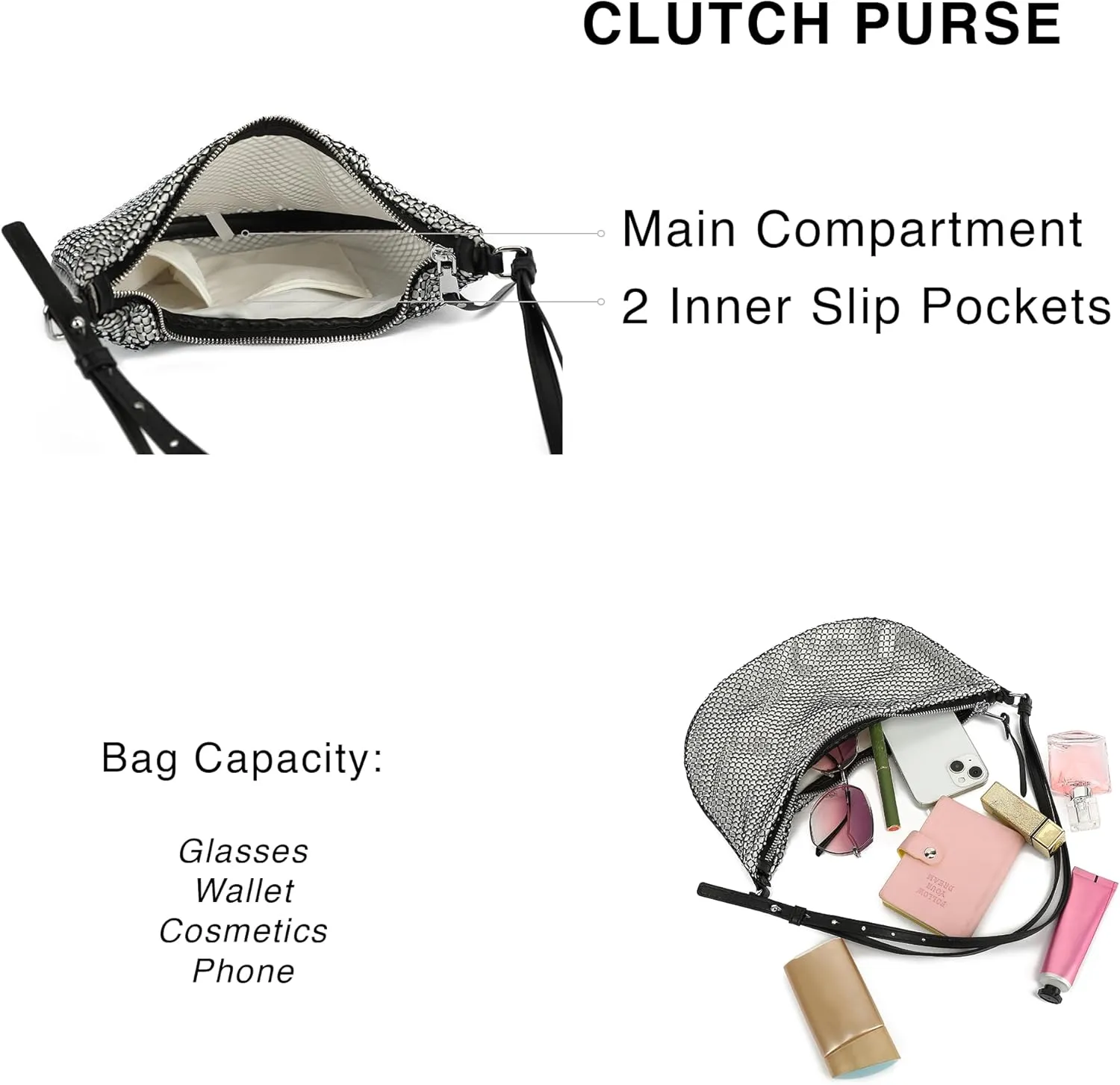 Scarleton Purses for Women, Crossbody Bags for Women, Lightweight with 2 Straps Shoulder Bag for Casual & Party, H2088