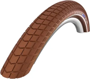 SCHWALBE Big Ben HS 439 Cruiser Bicycle Tire - Wire Bead (Brown-Reflex - 26 x 2.15)