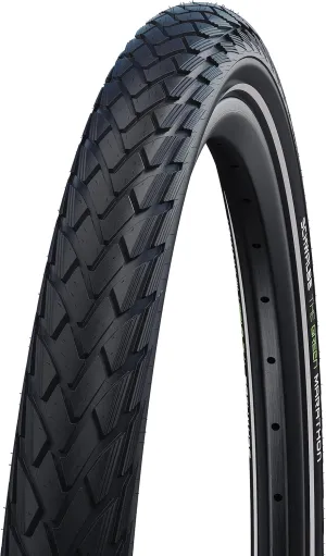 Schwalbe Green Marathon Tire - 27.5 x 2.35, Clincher, Wire, Black/Reflective, Performance Line, GreenGuard, Addix