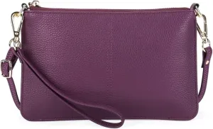 SENDEFN Leather Wristlet Clutch Small Women Crossbody Shoulder Bag Wallet Purses RIFD Card Slots