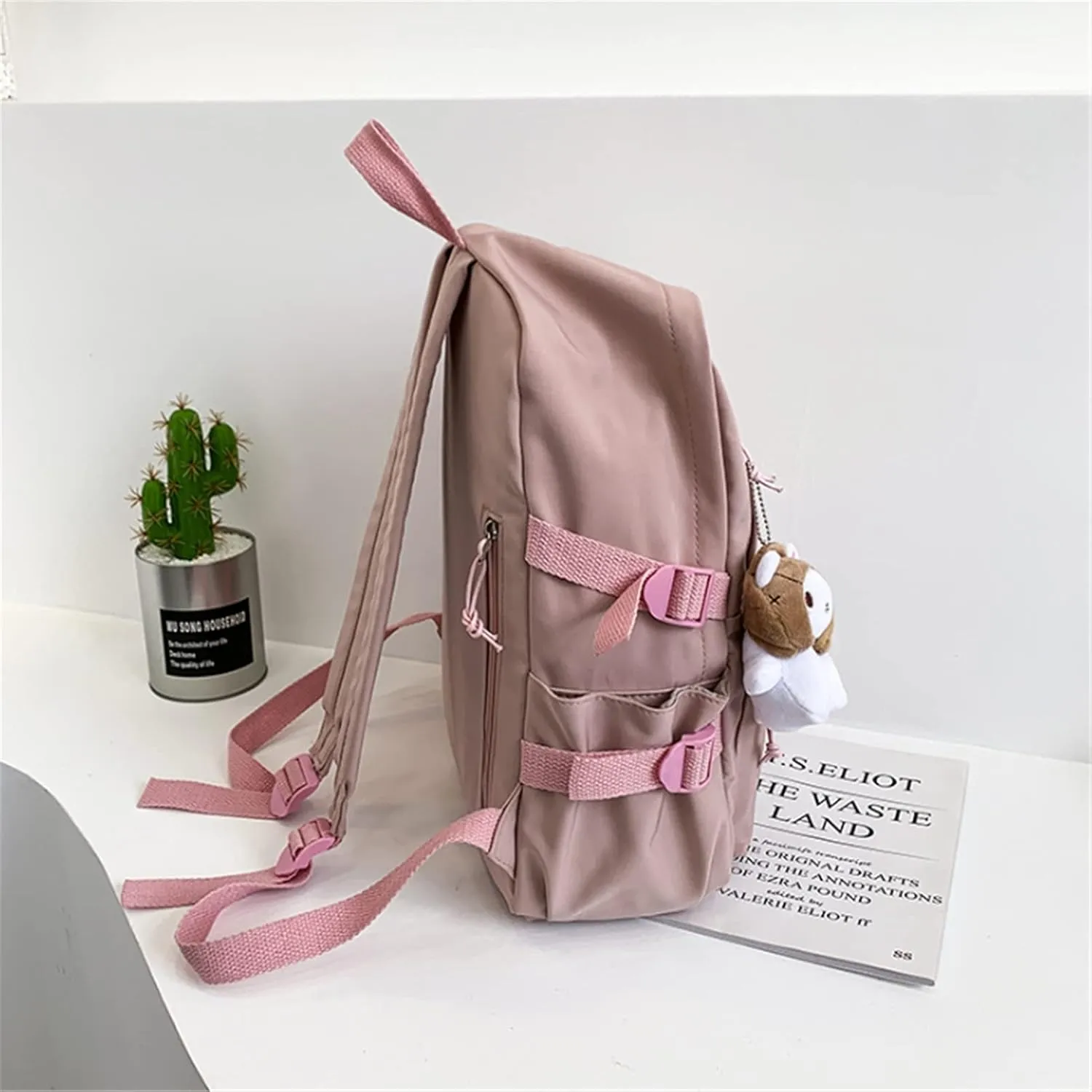 Shoulder Bag Fashion Literary Small Fresh Book Bag Tide Bag Female (Color : A)