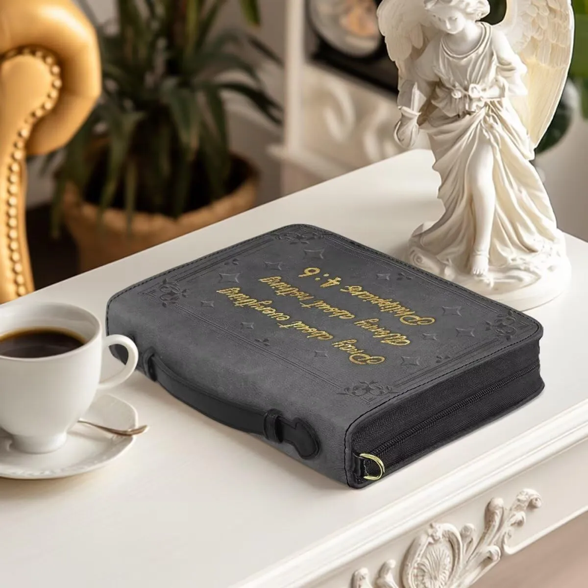 Shoulder Strap Bag for Women Bible Bag for Women Bible Cover Bible Case with Handle Zipper Handbag Gift for Mom