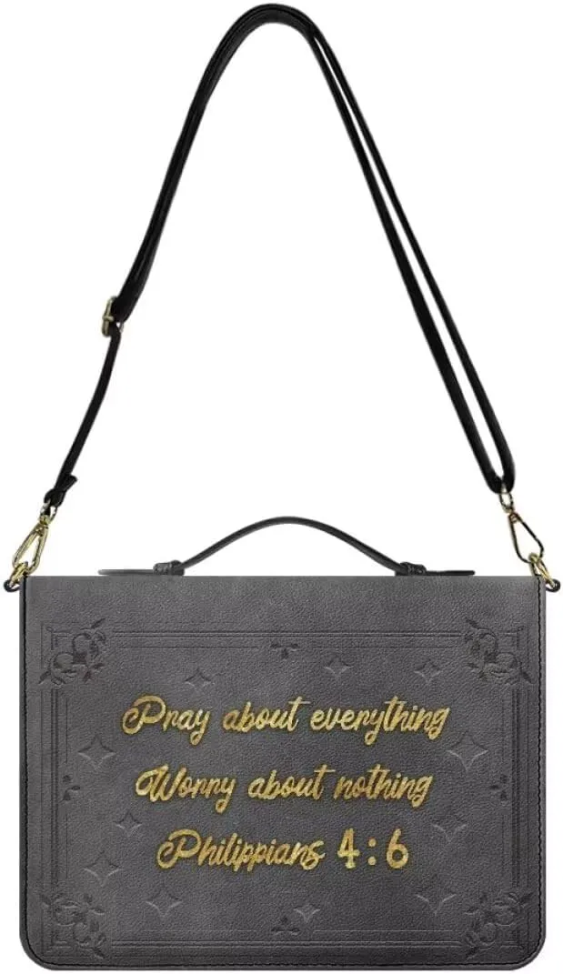 Shoulder Strap Bag for Women Bible Bag for Women Bible Cover Bible Case with Handle Zipper Handbag Gift for Mom