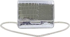 Silver Crossbody Purse Clutch Strap Y2K Mini clutch purses for women dressy
