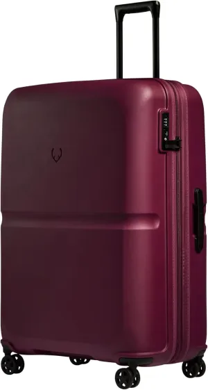 Single Stripe Hardside Luggage 32 Inch Large Suitcase - Durable, Lightweight & Expandable, 4 Spinner Wheels - Adjustable Handle, TSA Lock - Heather Purple