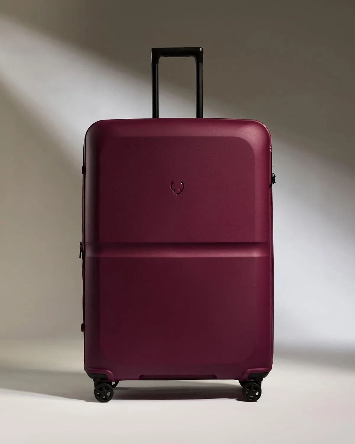 Single Stripe Hardside Luggage 32 Inch Large Suitcase - Durable, Lightweight & Expandable, 4 Spinner Wheels - Adjustable Handle, TSA Lock - Heather Purple