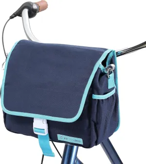 sixthreezero Bike Bag for Front Frame or Rear Rack Mount, Waterproof Messenger Bag Clip On Bicycle Pannier with Shoulder Strap