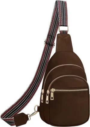 Small Leather Sling Bags for Women Fashion Crossbody Backpack Purse Sling Crossbody Bgas