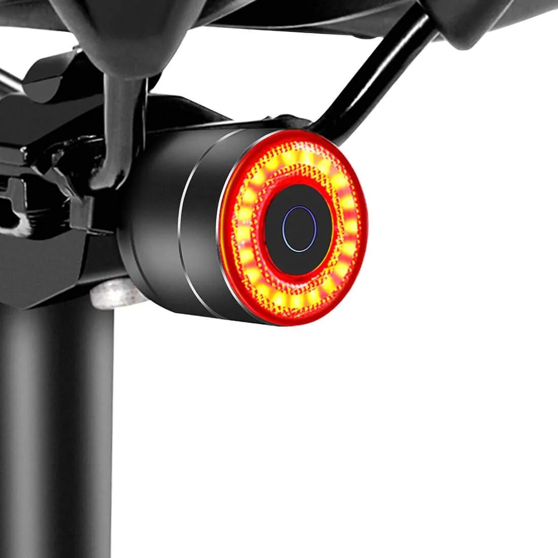 Smart Bike Tail Light: Auto On/Off Rear Bicycle Flashlight Ultra Bright Back Brake Light High Lumen Daytime Strobe USB Rechargeable Safety Red Led Taillight Waterproof Road Cycling Lights