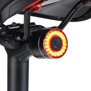 Smart Bike Tail Light, Brake Sensing Bicycle Rear Light, Waterproof Bike LED Back Lights, Auto On/Off, USB Rechargeable, Ultra Bright Taillight for Bicycle, Road Mountain City Commuting Cycling Safety