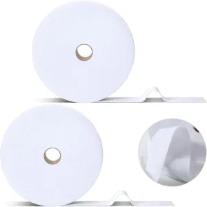 SmoothNovelty 2 Rolls 50/100/150/200 Yards Cotton Blend Batting for Quilts Needle Punched for Rugs, Purses 2 1/4 Inch