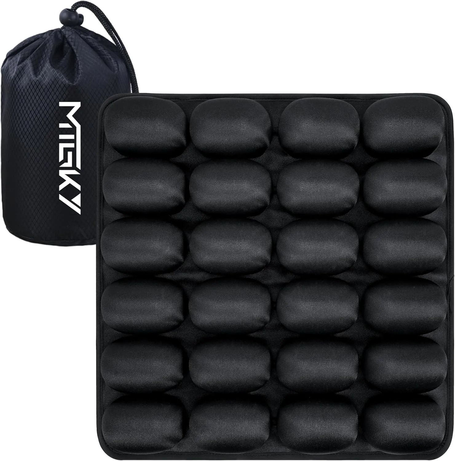 Sondur Travel Cushion,Inflatable Seat Cushion for Stadium Seats,Air Seat Cushions for Airplane,Office Chair, Wheelchair, Cars, Home Living,with Travel Storage Bag