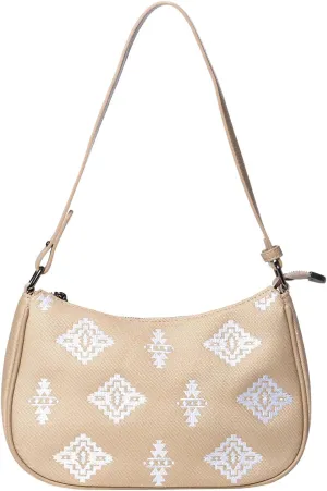 Southwest Small Shoulder Bag, Mini Purse, Womens Crossbody Clutch Purses, With 2 Removable Straps