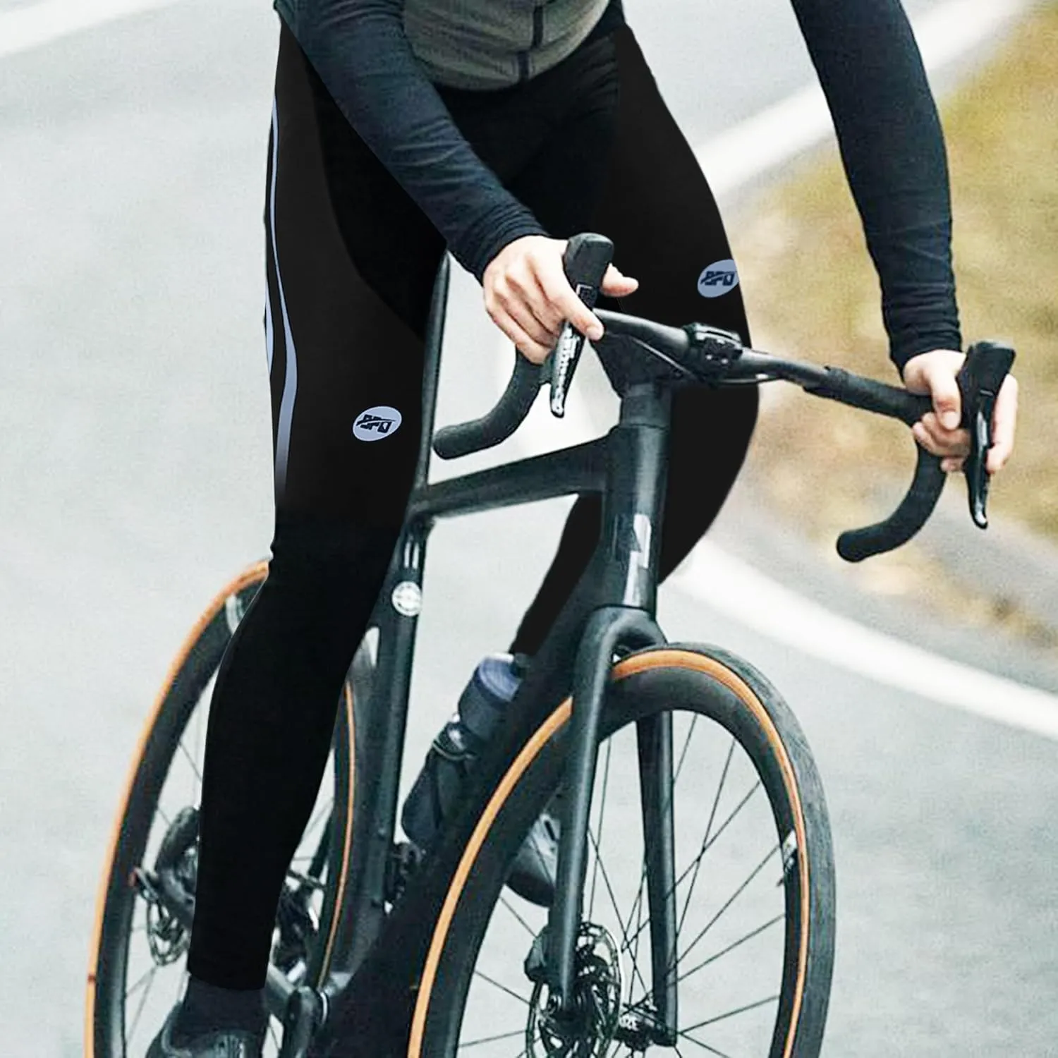 sponeed Men's Bicycle Pants 4D Padded Road Cycling Tights Leggings Outdoor Cyclist Riding Bike Wear