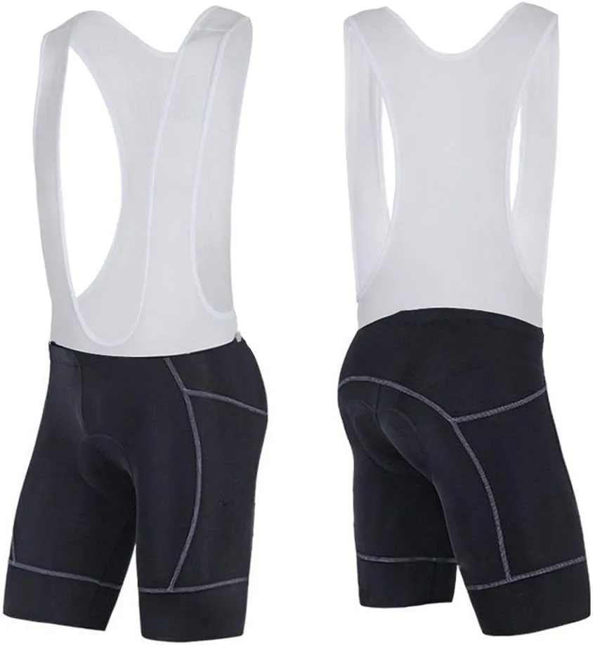 sponeed Men's Cycling Jersey and Bib Short Suit Bicycle Wear Padded Bike Tights