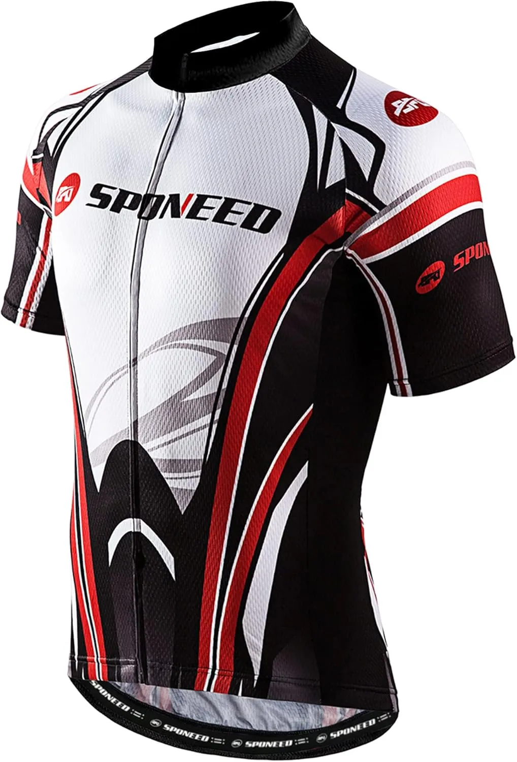 sponeed Men's Cycling Jersey and Bib Short Suit Bicycle Wear Padded Bike Tights