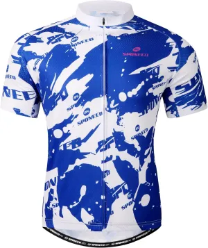 sponeed Men's Cycling Jerseys Tops Biking Shirts Short Sleeve Bike Clothing Full Zipper Bicycle Jacket with Pockets