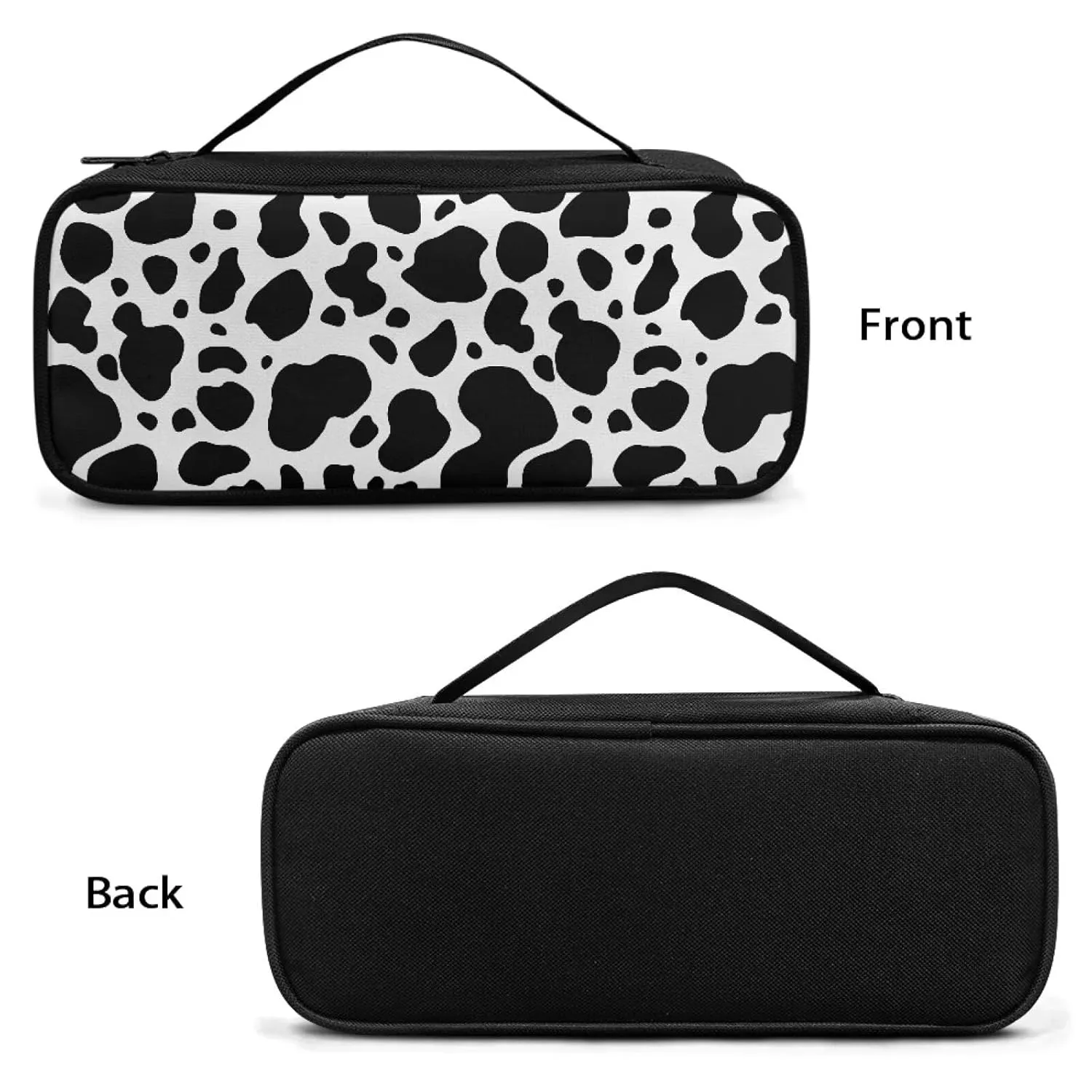 Stethoscope Case for Classic III,Black and White Cow Stethoscope Bag for Lightweight II S.E,Cardiology IV,Extra Room for Doctor & Nurse Accessorie Portable